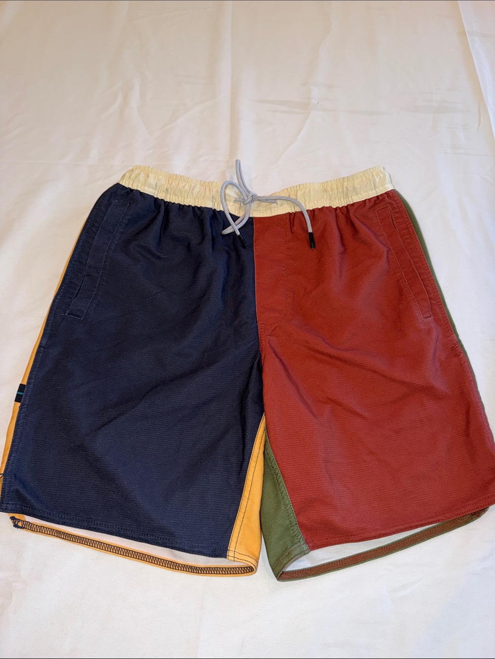 3209209 Stance Mens Freshtek Shorts Colorblock SZ S GUC